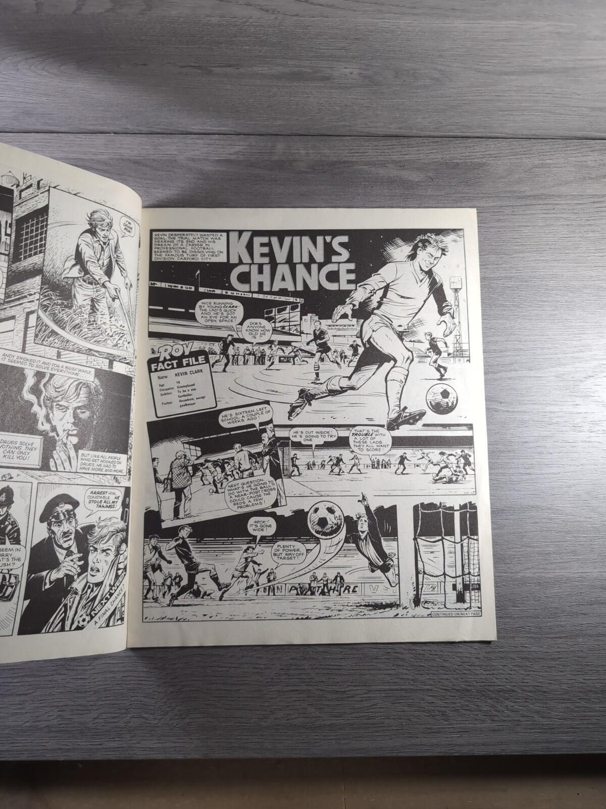 Roy of The Rovers 23rd August 1986 Vintage Comic IPC Magazines