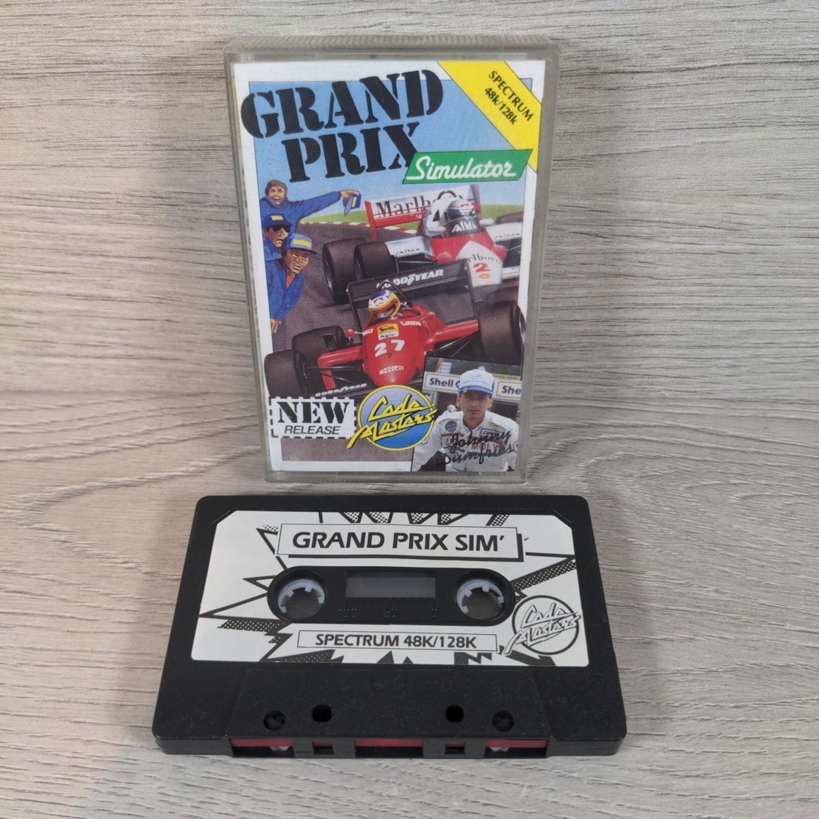 Grand Prix Simulator ZX Spectrum 48/128K Game Cassette Tested & Working