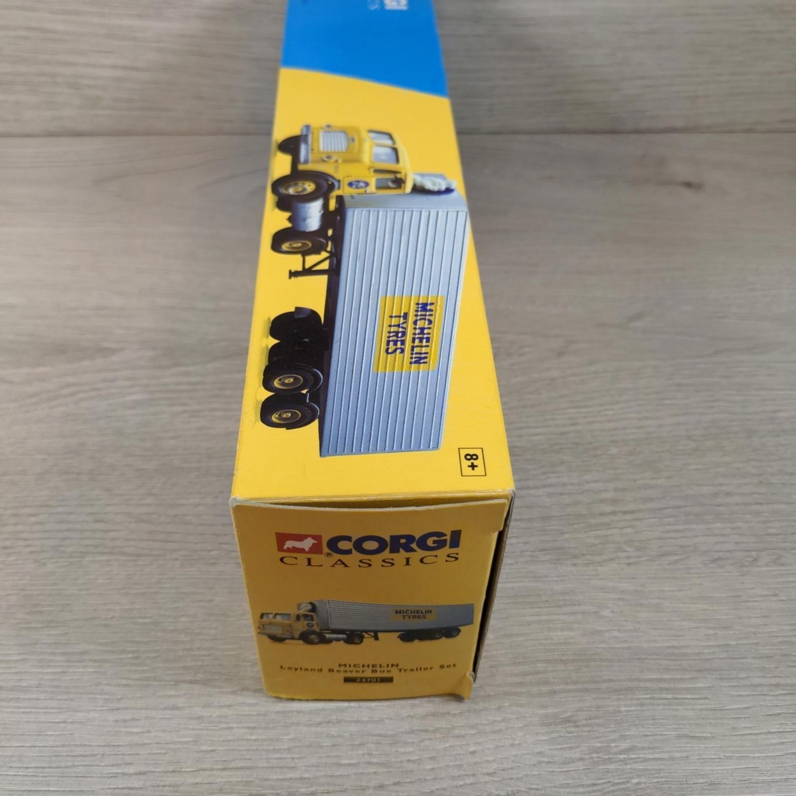 Corgi Classics 24701 Michelin Leyland Beaver Box Trailer Set Die-Cast Model