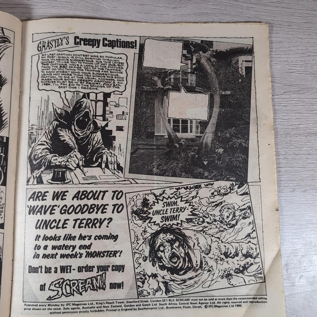 Scream! Comic Issue Number 15 39th June 1984