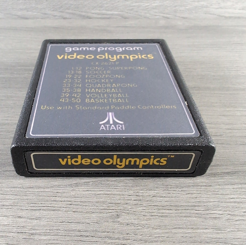 Video Olympics Atari 2600 Game CX2621 Cartridge & Manual Boxed Tested & Working