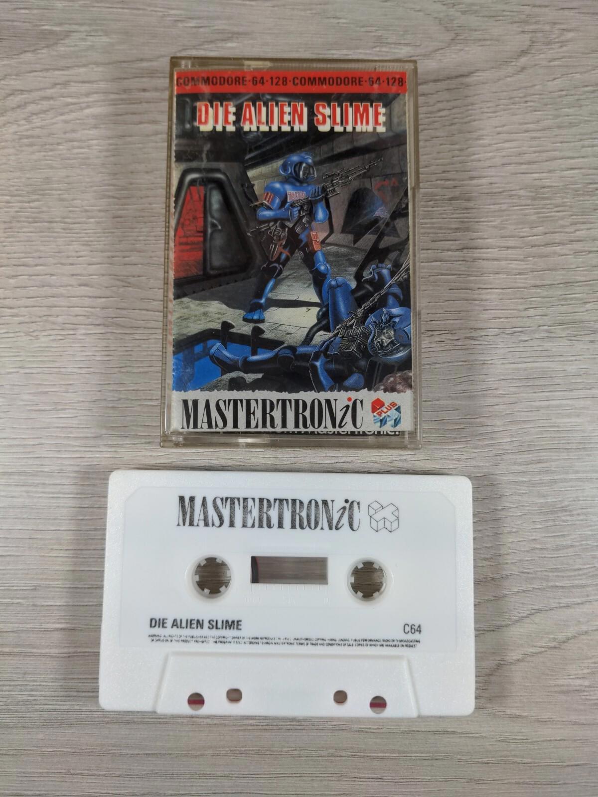 Die Alien Slime Commodore 64 C64 Game Cassette Tested & Working