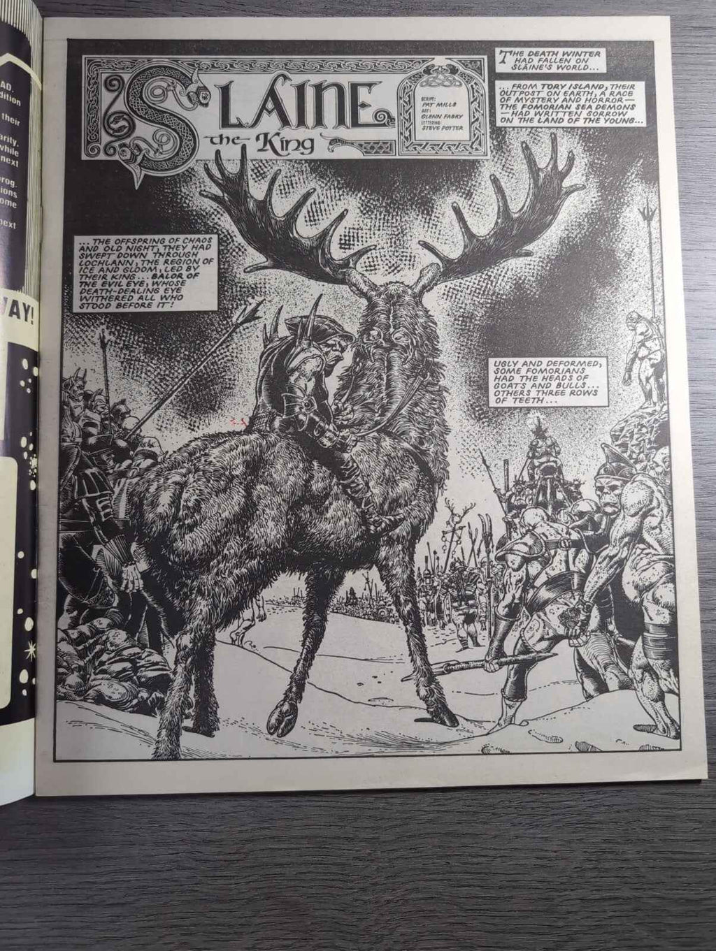 2000AD Prog 500 Featuring Judge Dread Comic 13th Dec 1986 Vintage Retro Comic