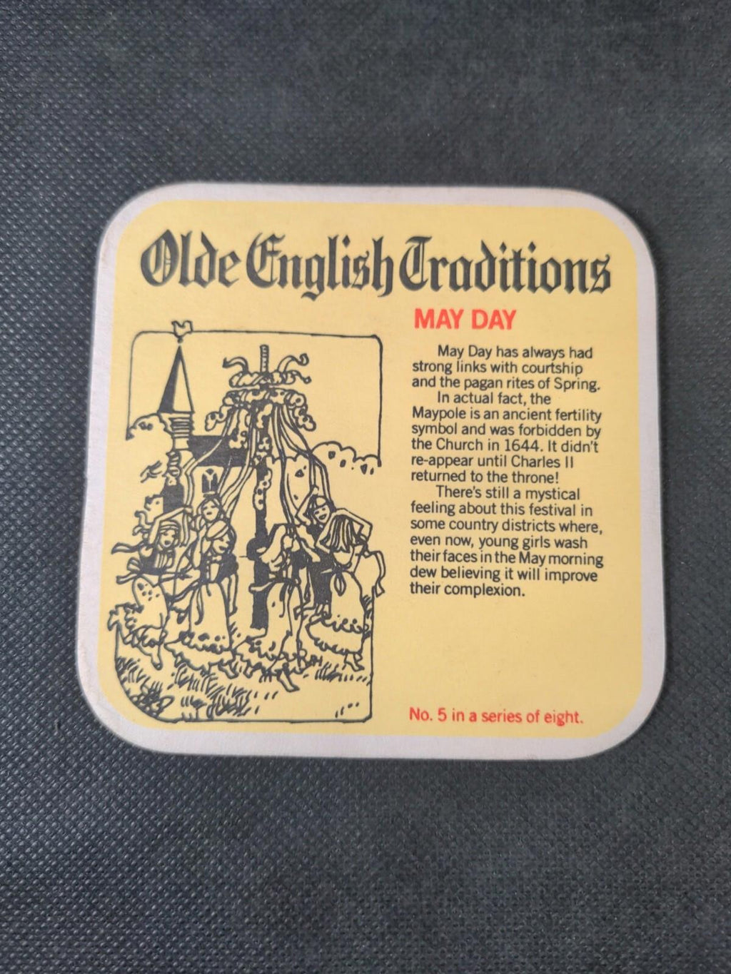 2 Vintage Beer Mats Olde English Cider - Retrorama UK