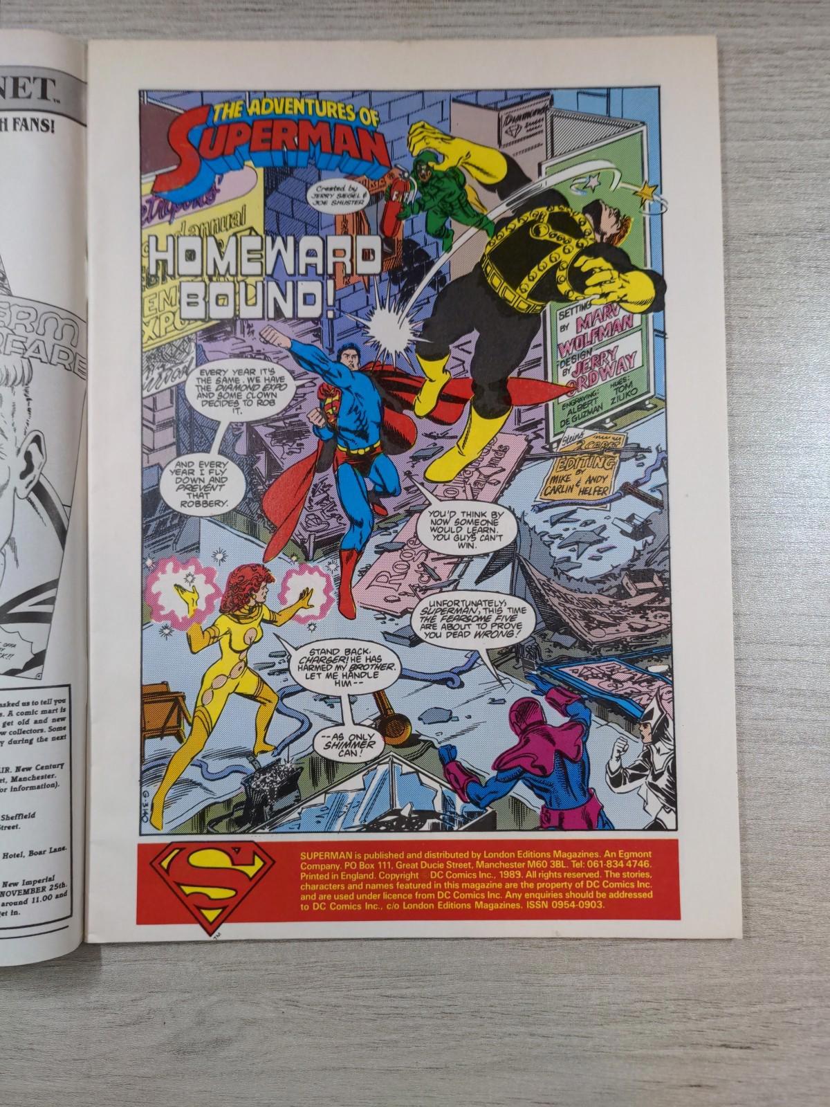 DC Comics Superman Issue No #27 1989 Vintage Comic