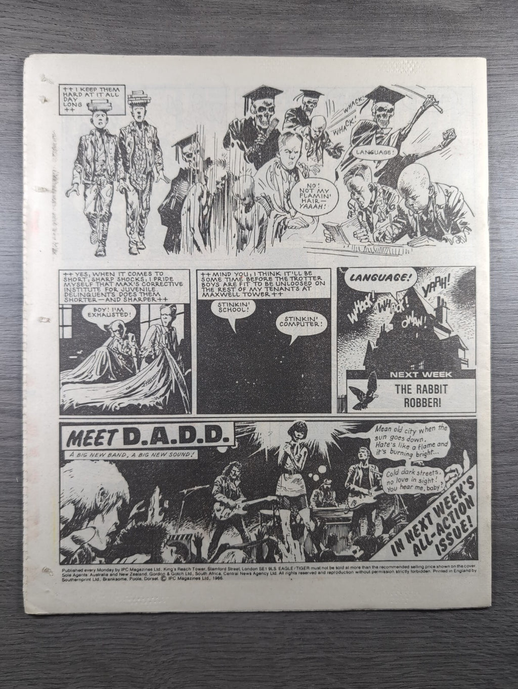 Eagle And Tiger Comic Issue No. 200 18th January 1986 Vintage Retro UK Comic