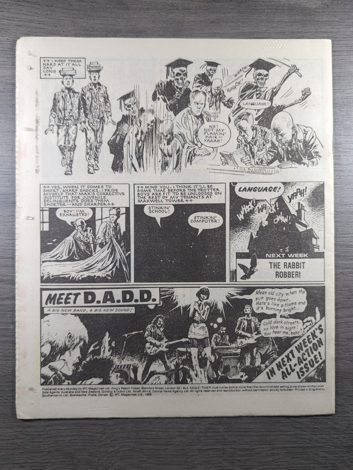 Eagle And Tiger Comic Issue No. 200 18th January 1986 Vintage Retro UK Comic