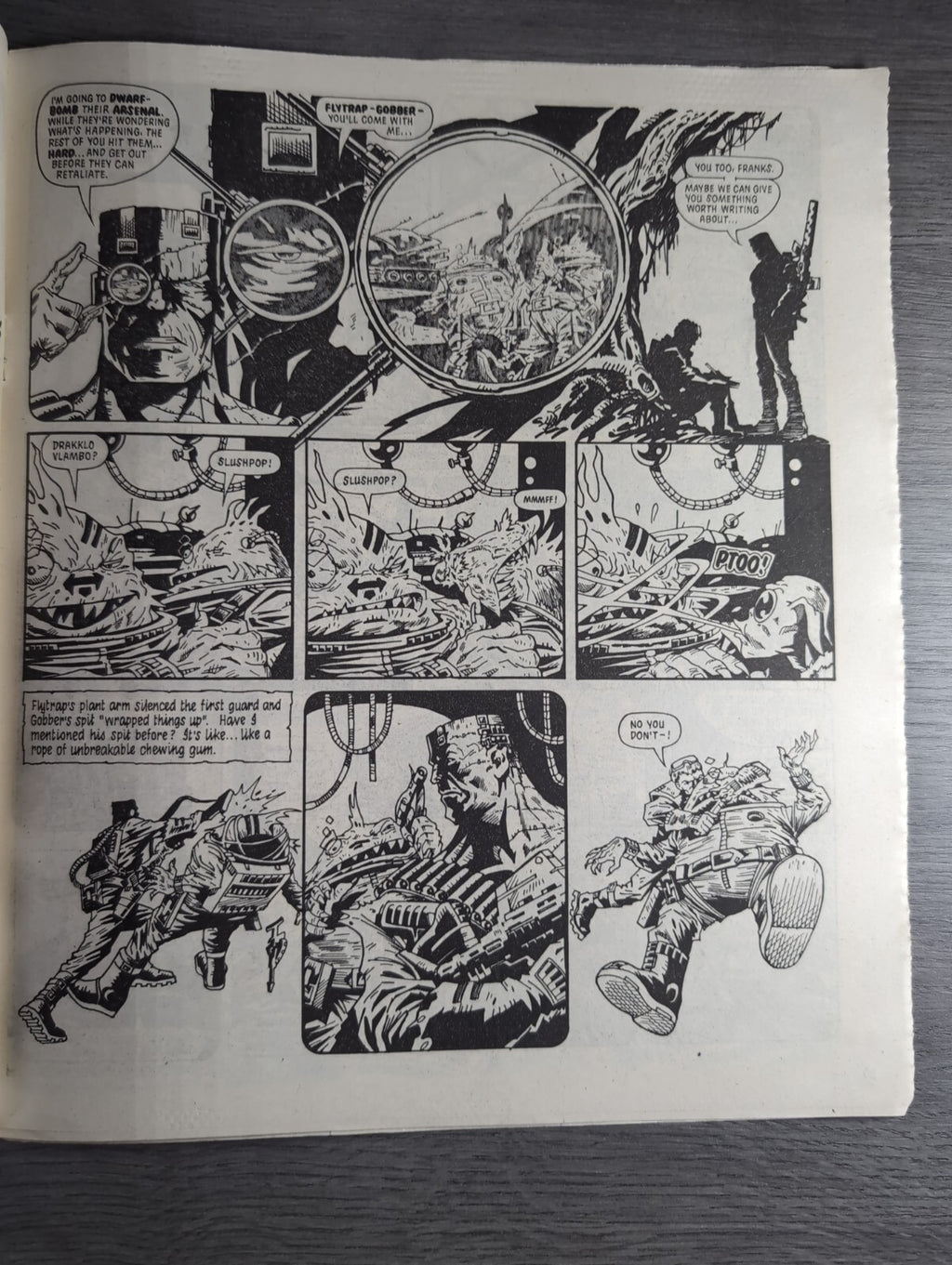 2000AD Prog 504 Featuring Judge Dread Comic 10th Jan 1987 Vintage Retro Comic