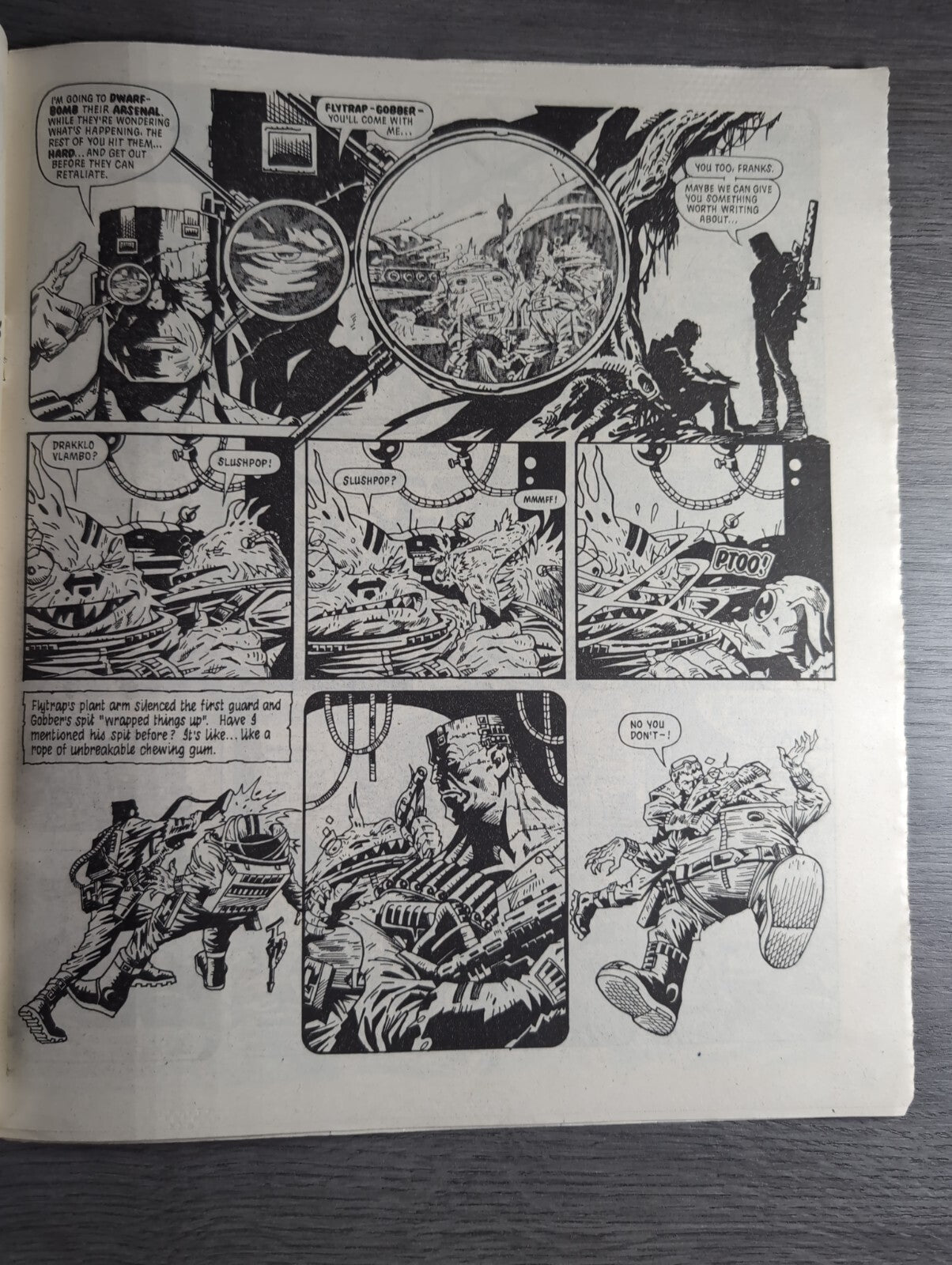 2000AD Prog 504 Featuring Judge Dread Comic 10th Jan 1987 Vintage Retro Comic