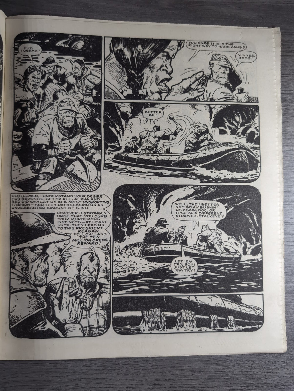 2000AD Prog 516 Featuring Judge Dread Comic 4th April 1987 Vintage Retro Comic