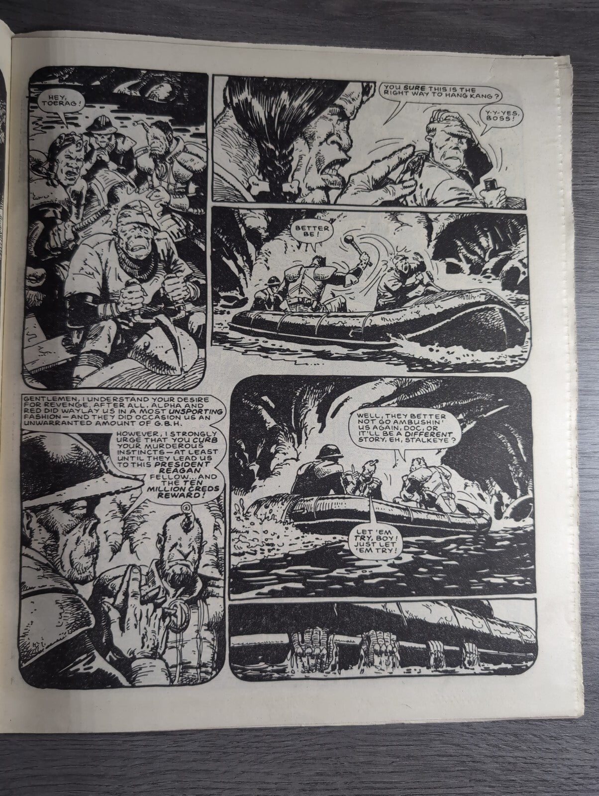 2000AD Prog 516 Featuring Judge Dread Comic 4th April 1987 Vintage Retro Comic