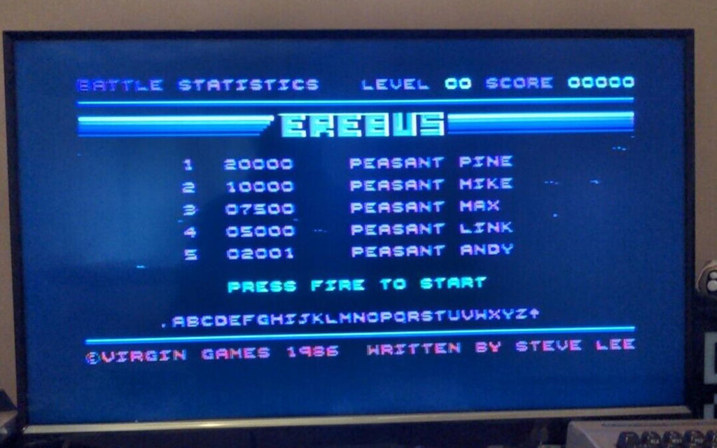 Erebus Commodore 64 C64 Game Cassette Tested & Working - Vintage Video Game - Retrorama UK