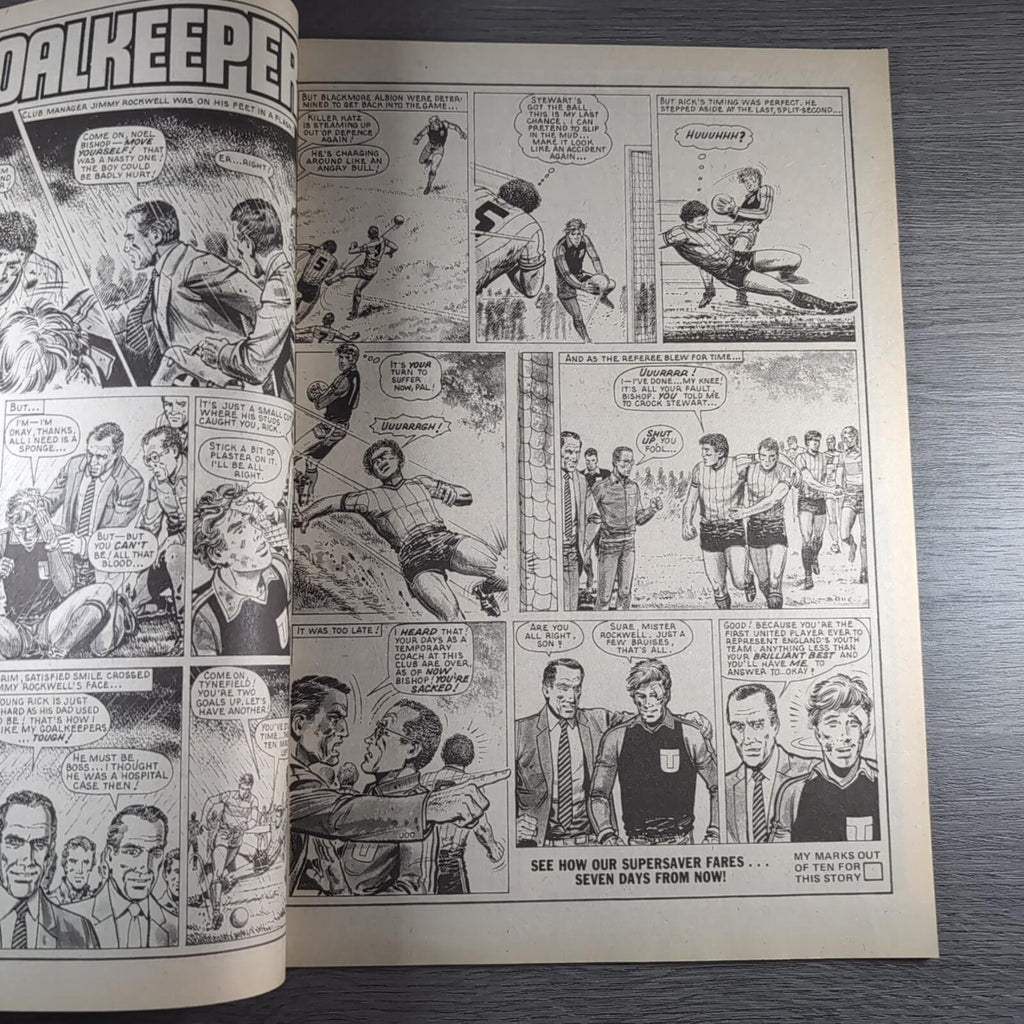 Roy of The Rovers 23rd February 1985 Vintage Comic IPC Magazines