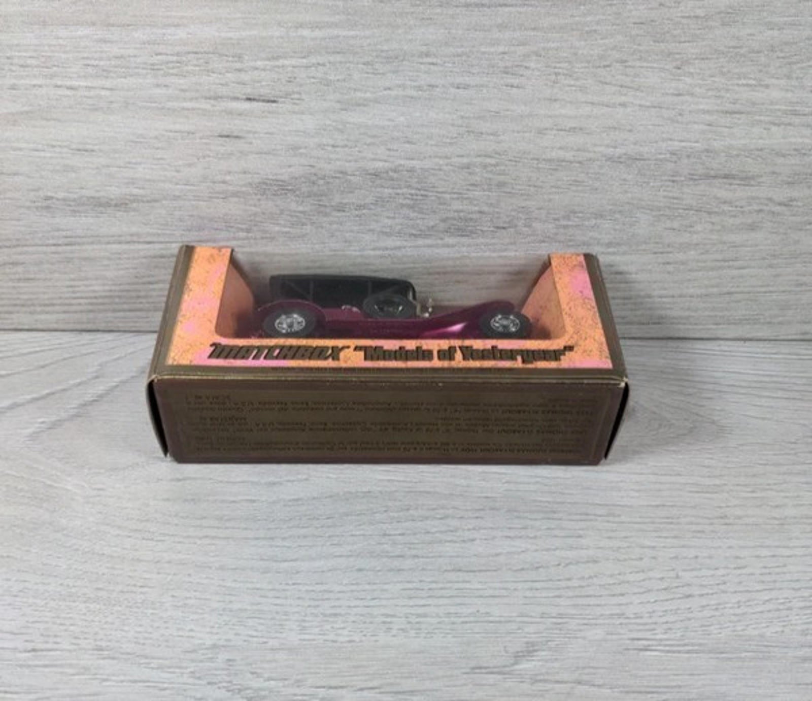 Matchbox Models Of Yesteryear Y-12 1909 Thomas Flyabout Diecast Car