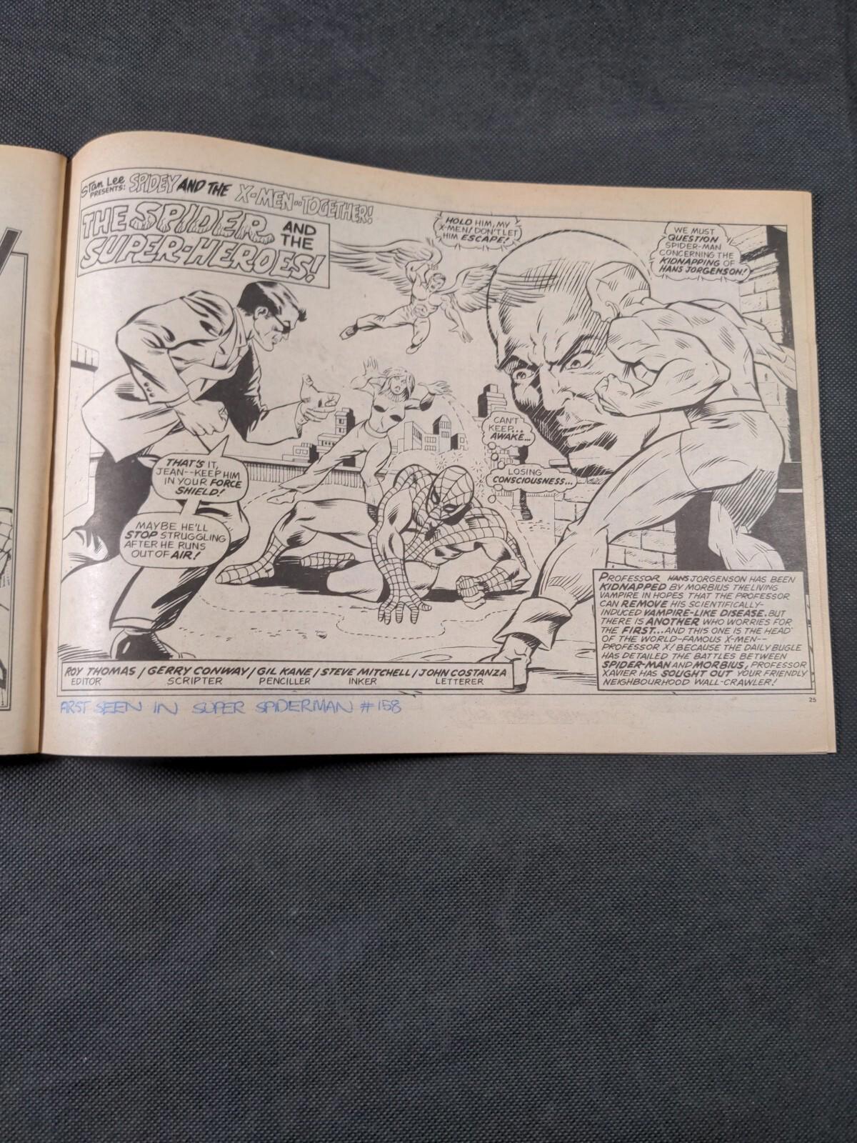 Marvel Comics  - Super Spider Man - Issue No 194 October 1976 - Retrorama UK