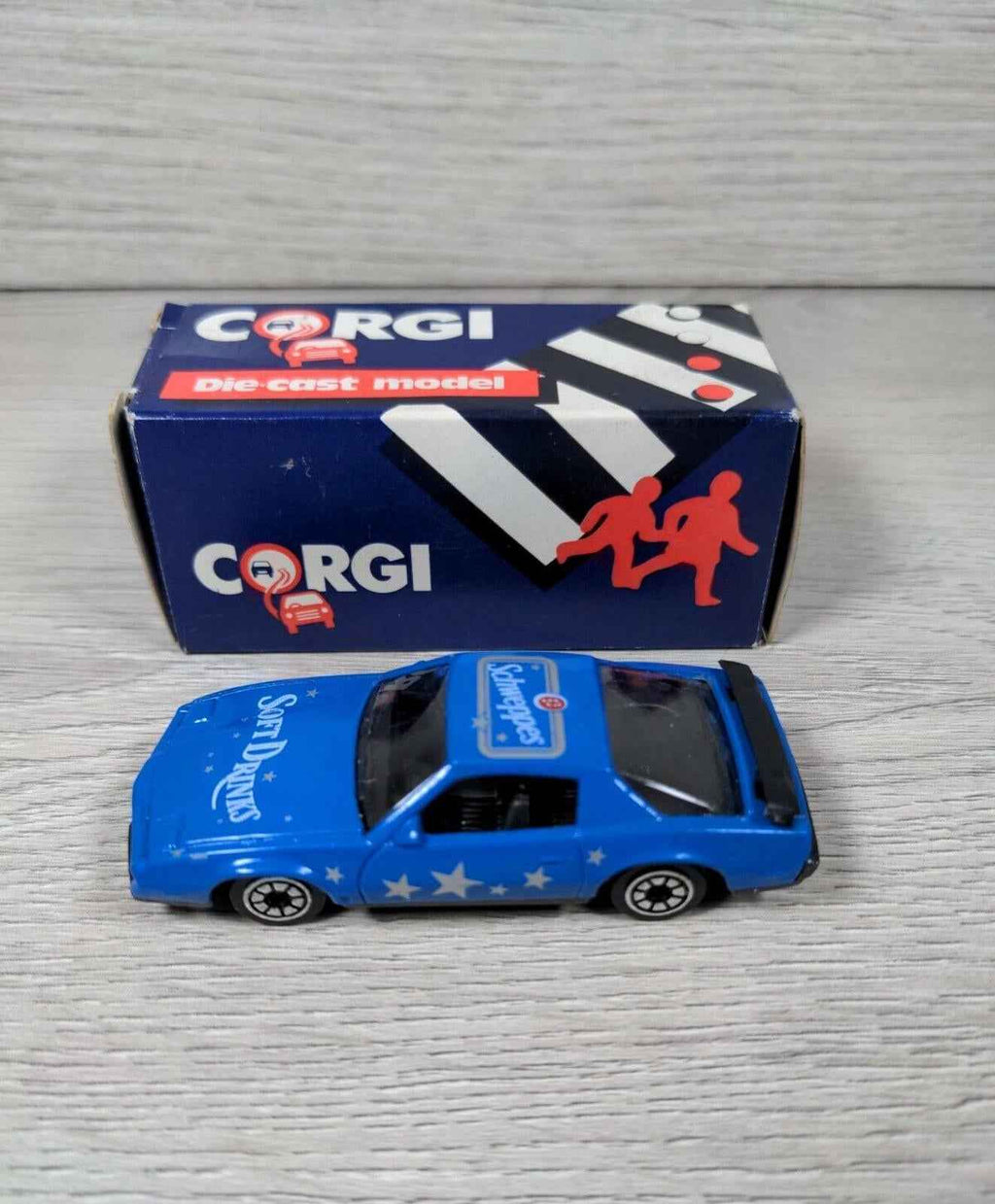 Corgi Toys Die-Cast Model Car Pontiac Firebird 1:64 Scale Vintage 1985 - Retrorama UK