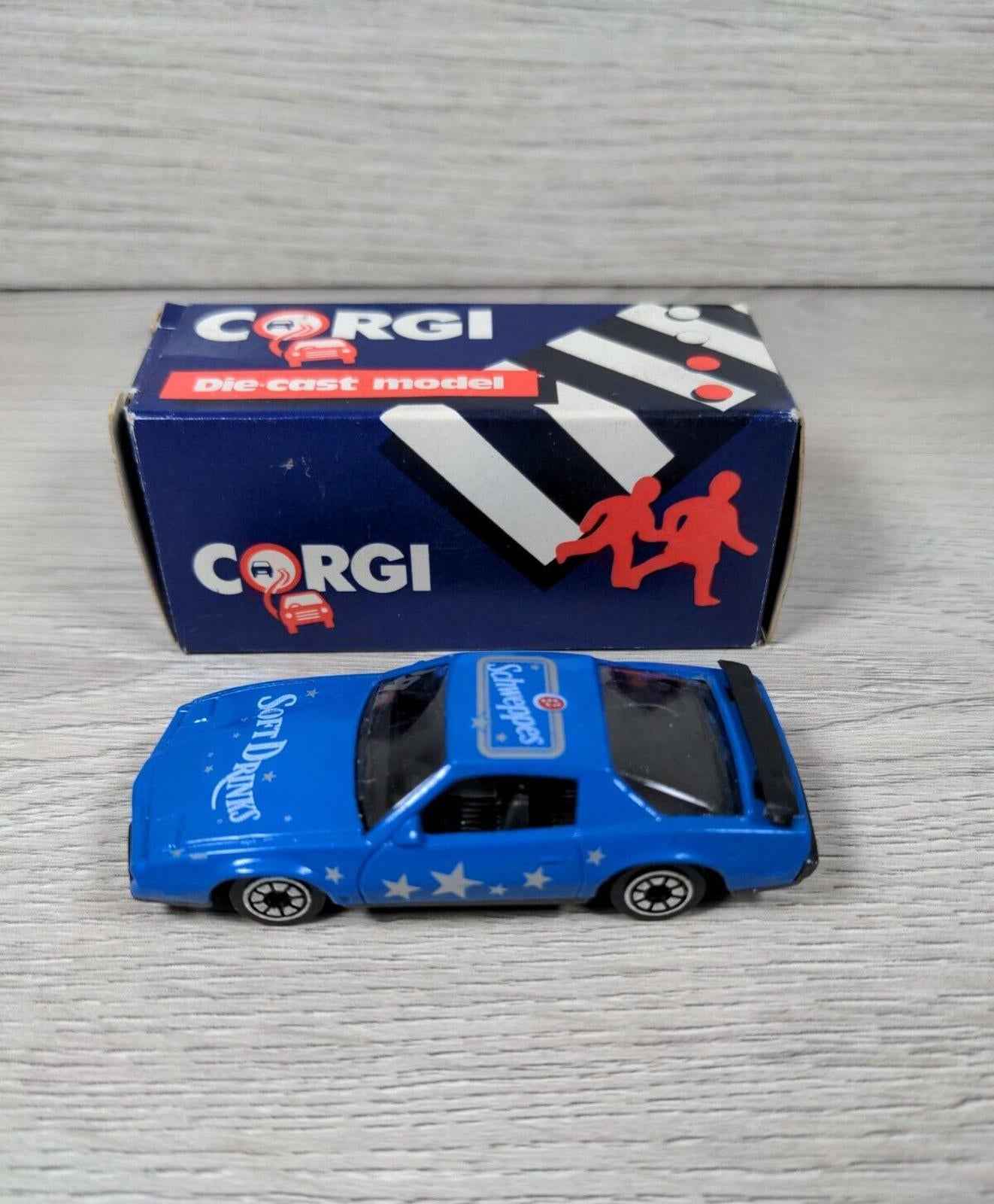 Corgi Toys Die-Cast Model Car Pontiac Firebird 1:64 Scale Vintage 1985 - Retrorama UK