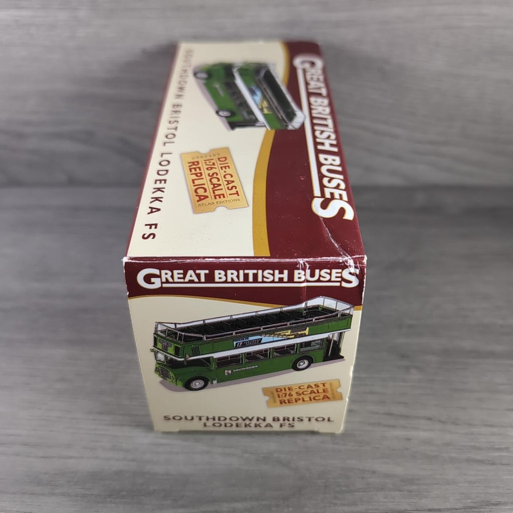Great British Buses Southdown Bristol Lodekka FS 1:76 Scale Atlas Diecast Model