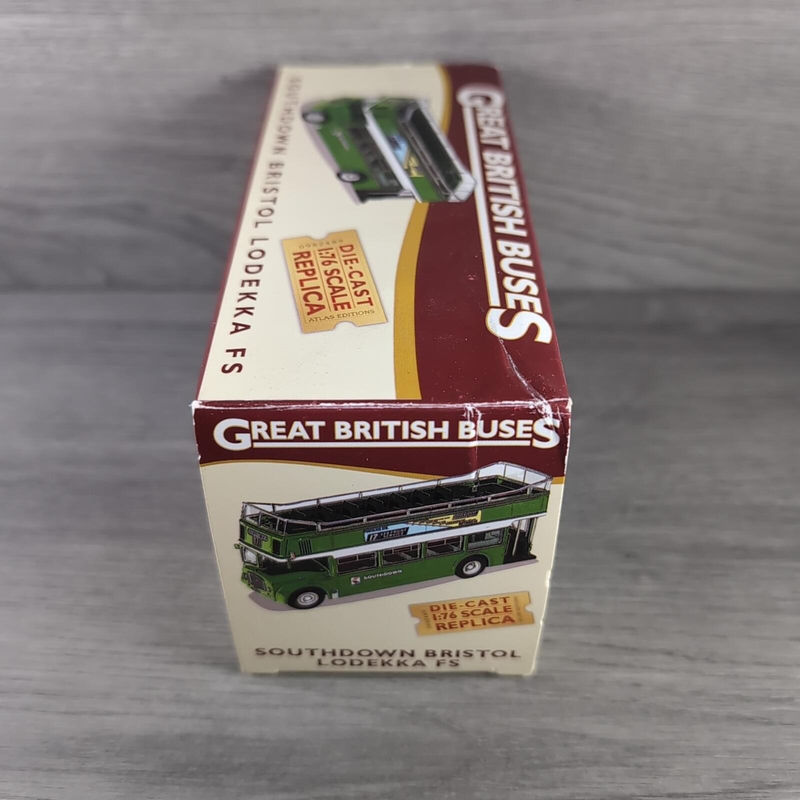 Great British Buses Southdown Bristol Lodekka FS 1:76 Scale Atlas Diecast Model