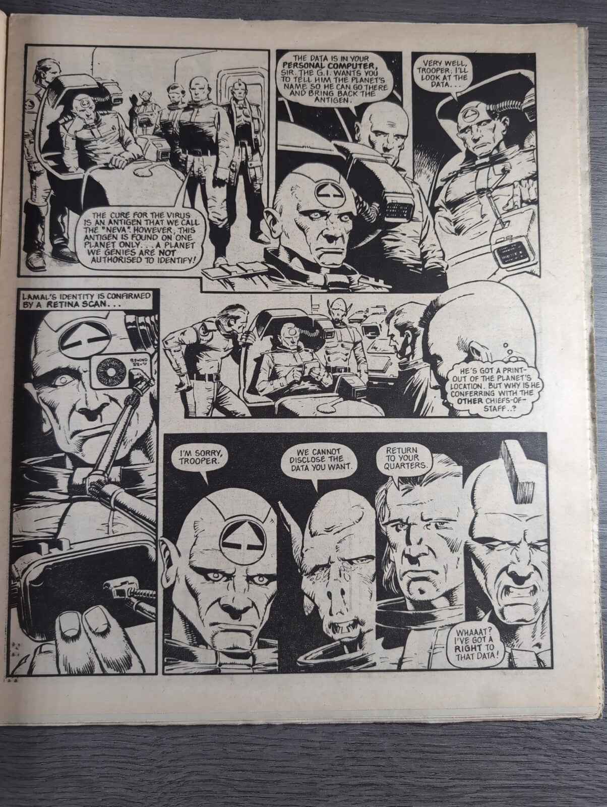 2000AD Prog 404 Featuring Judge Dread Comic 9th Feb 1985 Vintage Retro Comic