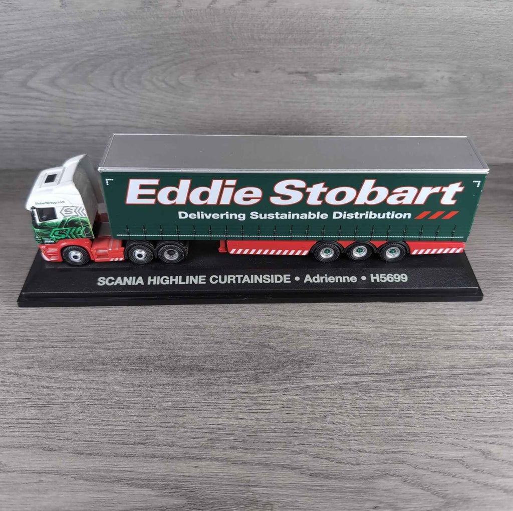 Atlas Editions Eddie Stobart Scania Highline Curtainside Adrienne H5699 1:76