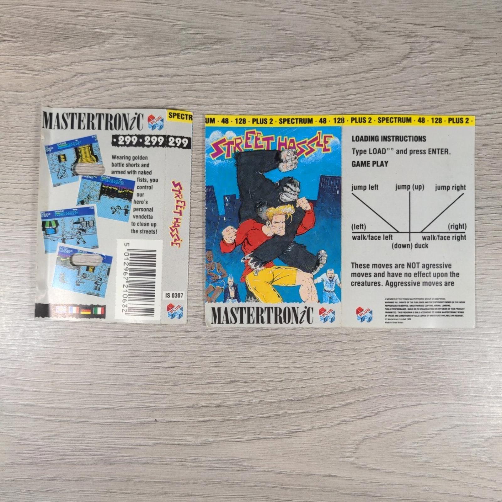 Street Hassle ZX Spectrum 48K 128K Game Cassette Mastertronic Tested & Working