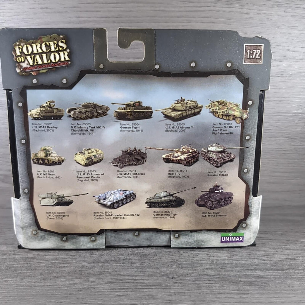 Forces Of Valour U.S. M3A1 Half-Truck Normandy 1944 1:72 Scale Model 85014