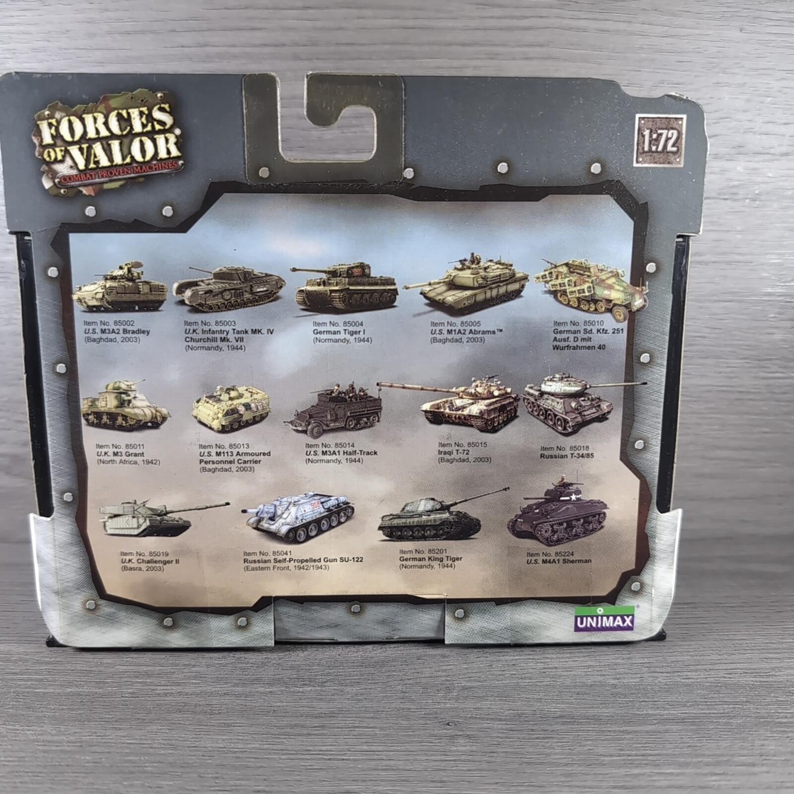 Forces Of Valour U.S. M3A1 Half-Truck Normandy 1944 1:72 Scale Model 85014