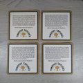 Timothy Taylors  4 x Vintage Beer Mats Pub Bar Coaster Breweriana - Retrorama UK