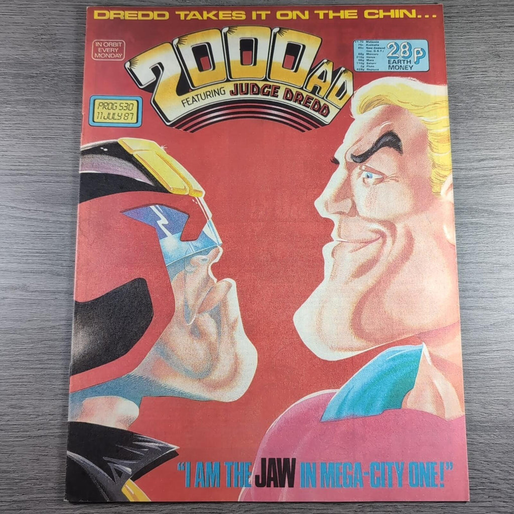 2000AD Prog 530 Featuring Judge Dredd 11th July 1987 Vintage Comic