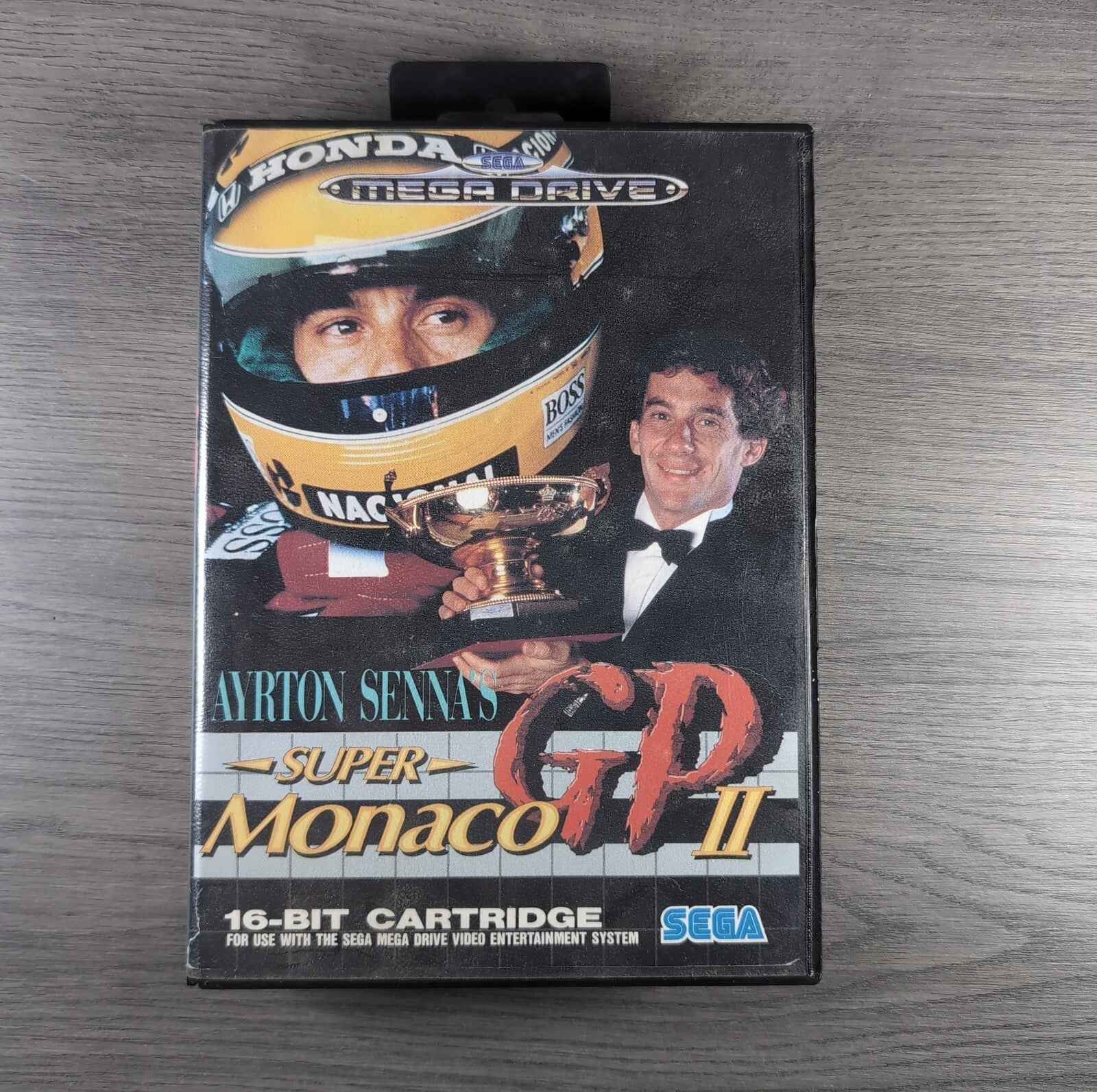 Ayrton Sennas Super Monaco GP II Sega Mega Drive Game Tested & Working