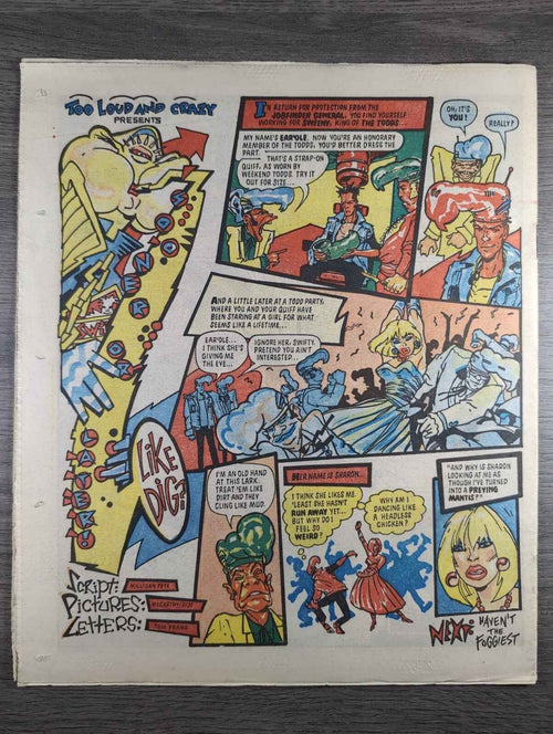 2000AD Prog 482 Featuring Judge Dread Comic Date 9th Aug 1986 Retro Comics