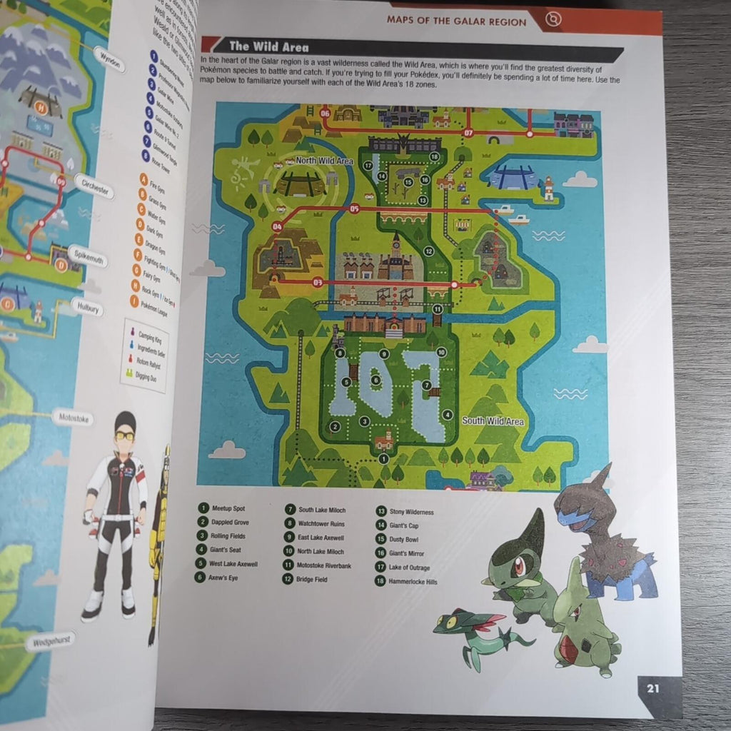 Pokémon Sword and Pokémon Shield: The Official Galar Region Pokédex Guide Book