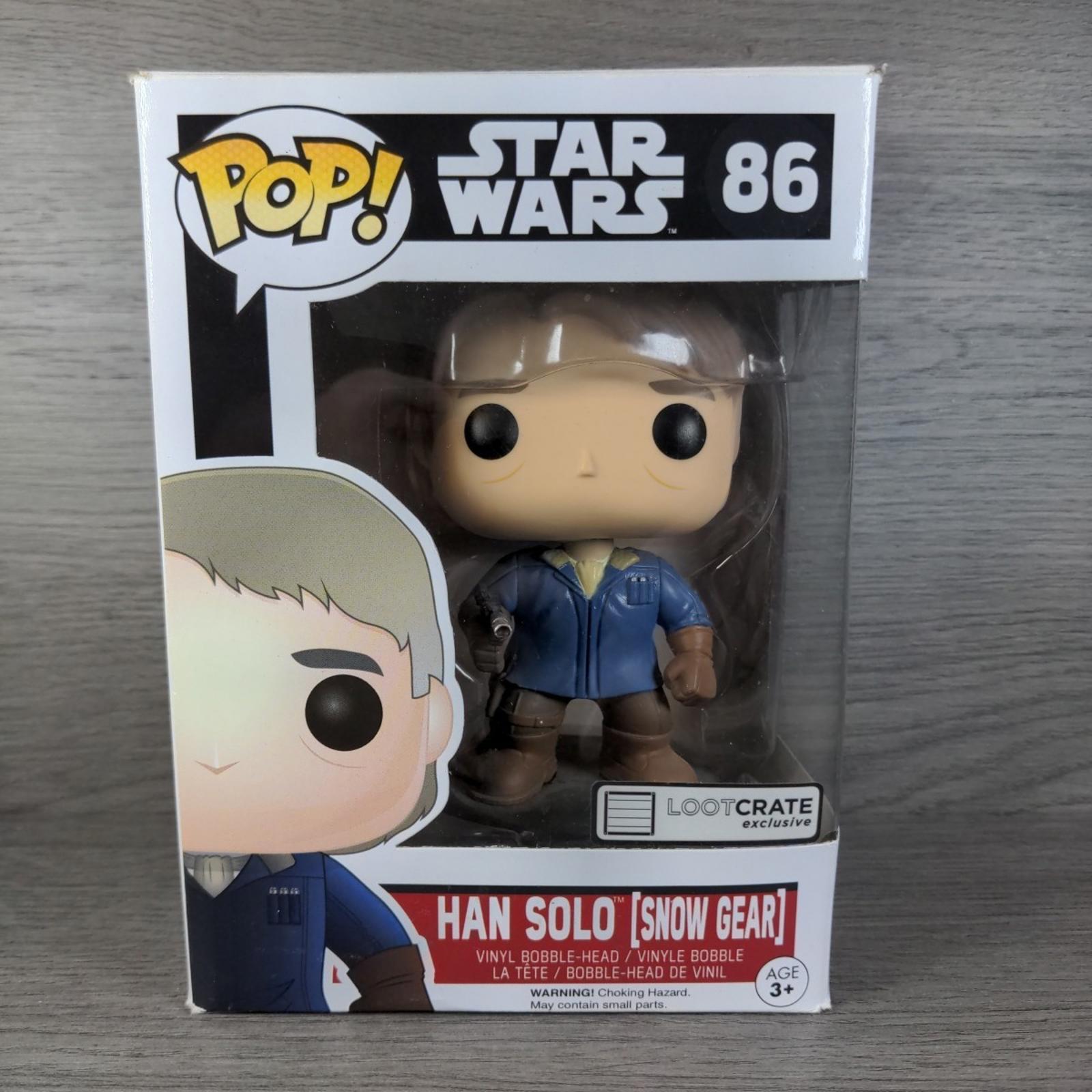 Han Solo in Snow Gear Funko Pop! 86 Loot Crate Exclusive Vinyl Figure Toy Figure