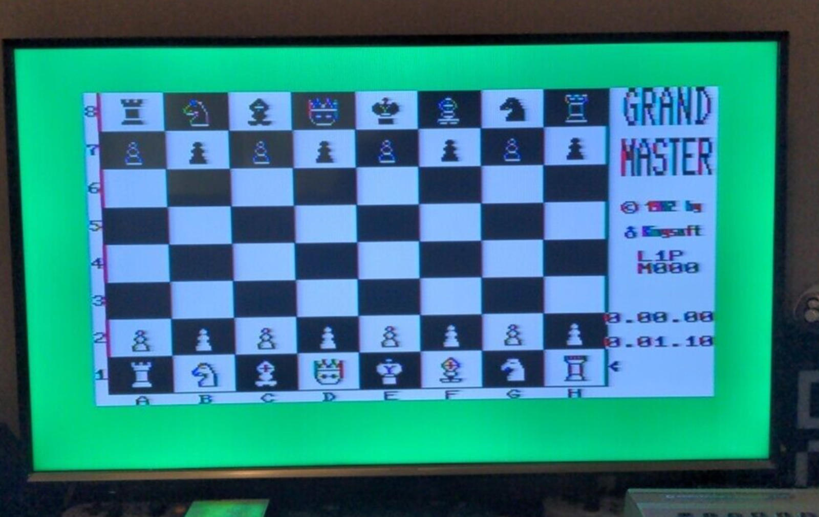 Grandmaster Chess Commodore 64 C64 Video Game Cassette Tested & Working