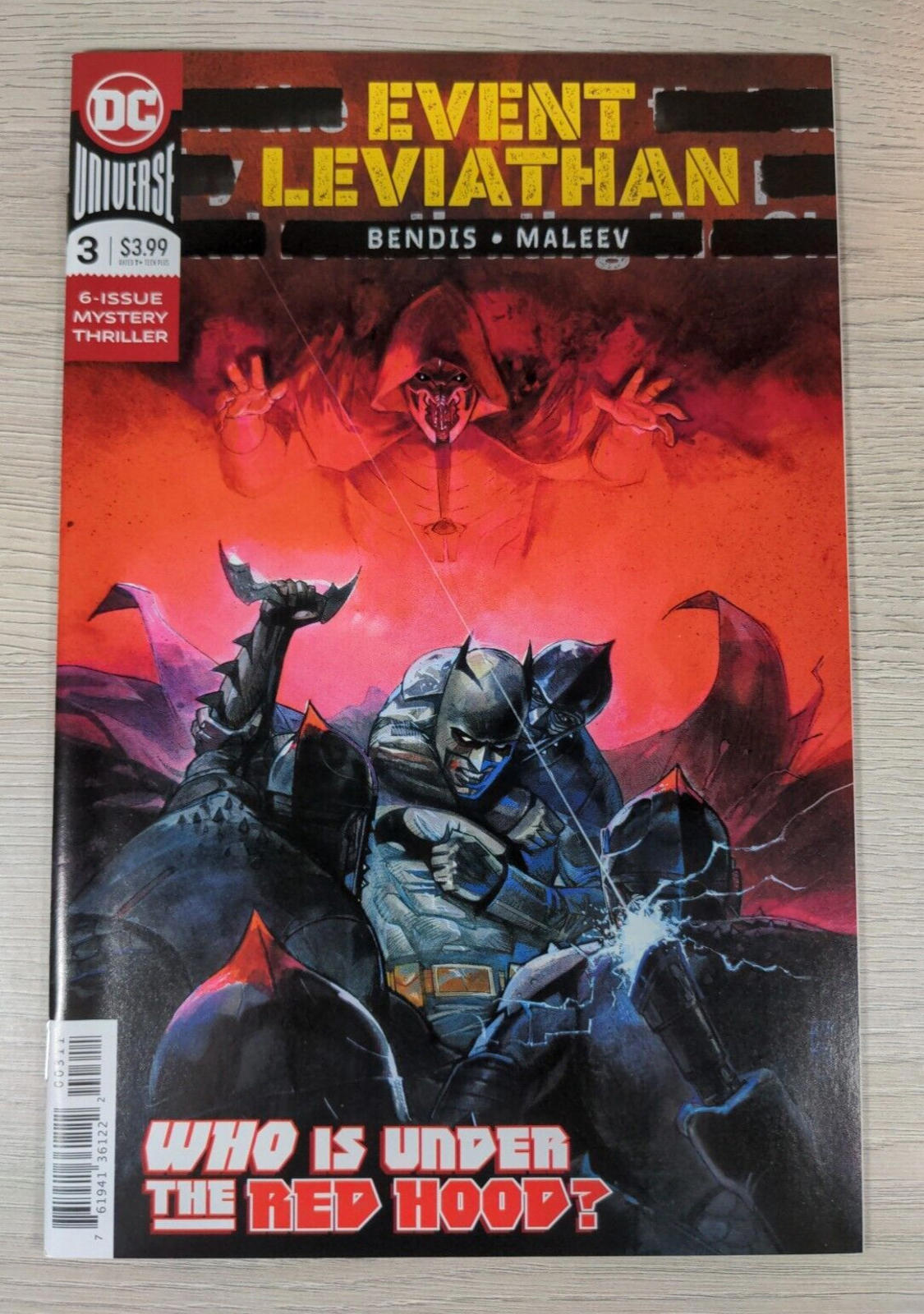 DC Universe: Event Leviathan Comic Issue No 3  Who Is Under The Red Hood? 2019