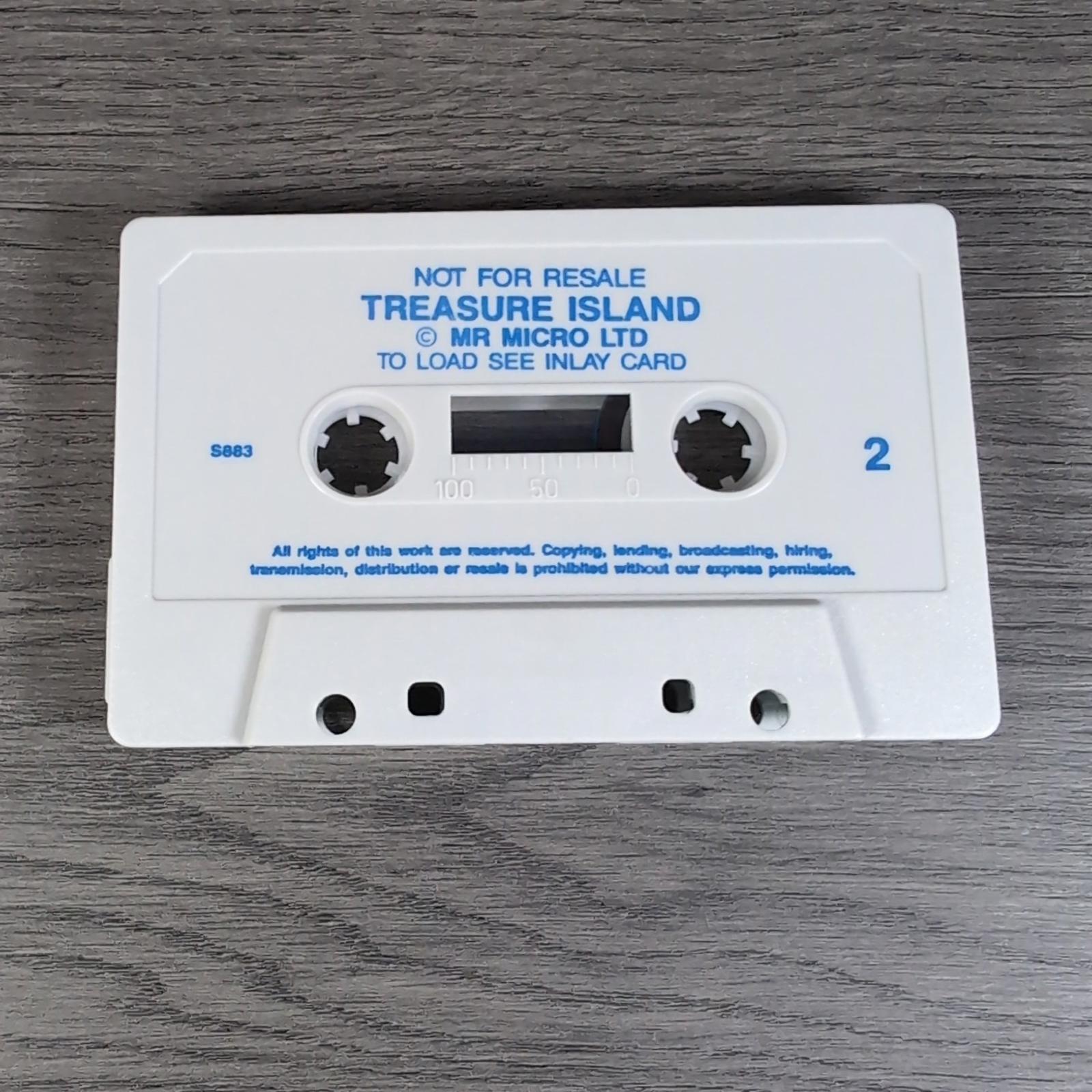 Treasure Island ZX Spectrum Video Game Cassette Mr Micro Tested & Working