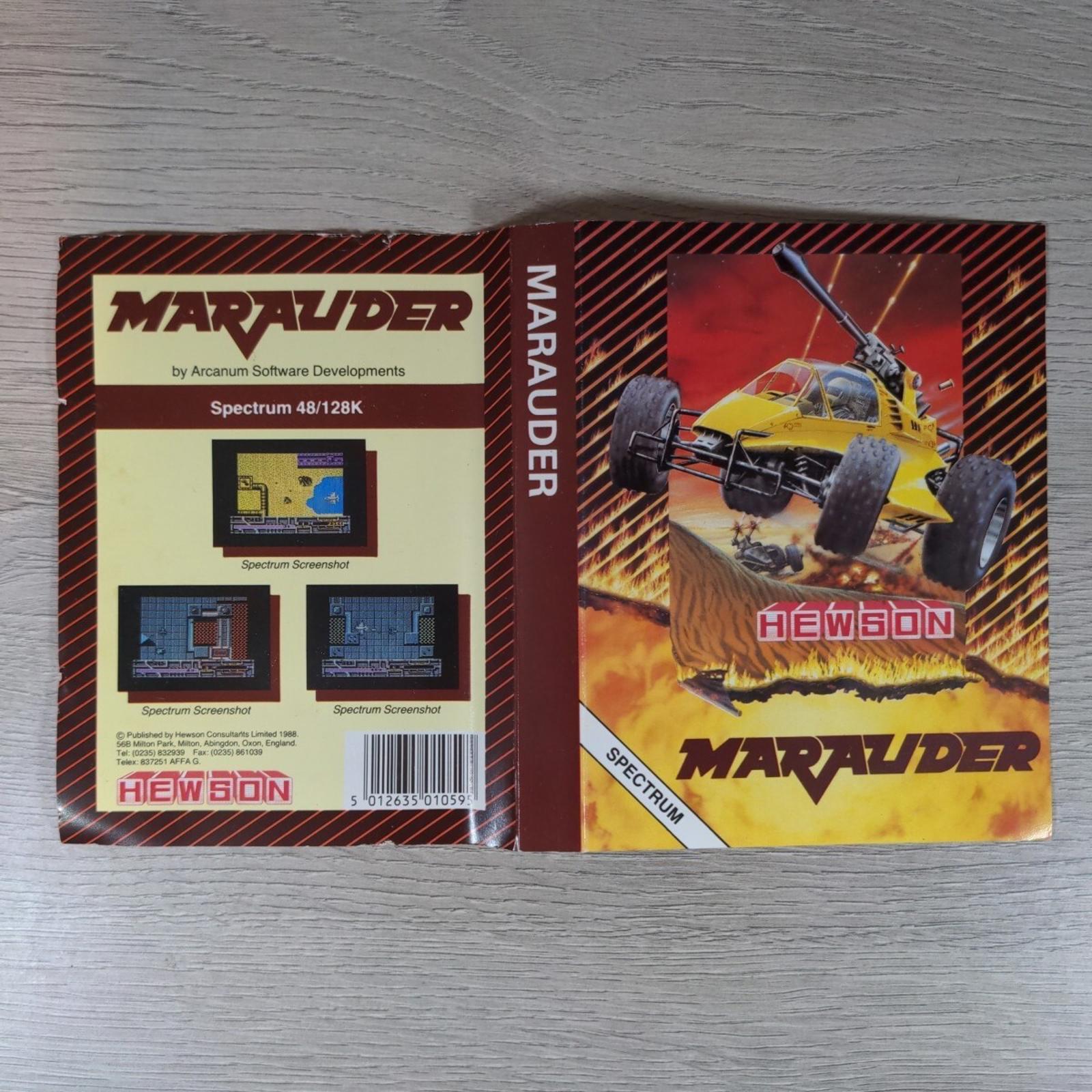 Marauder ZX Spectrum 48K 128K Game Cassette Tested & Working