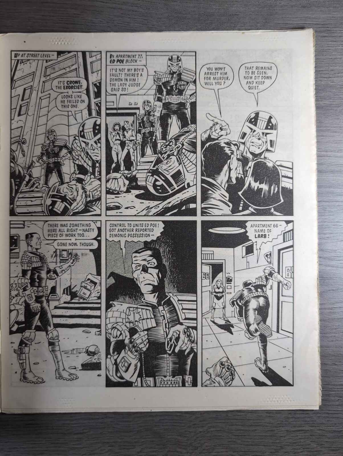 2000AD Prog 471 Featuring Juddge Dread Comic Date 24th May 1986 Vintage Comics