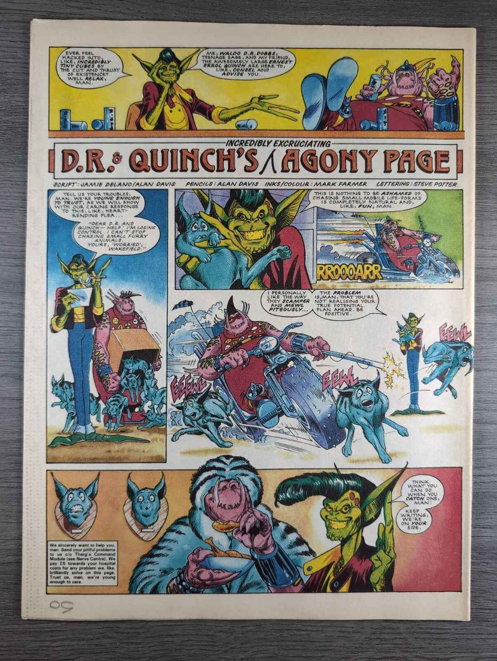 2000AD Prog 525 Featuring Judge Dread Comic 6th June 1987 Vintage Retro Comic