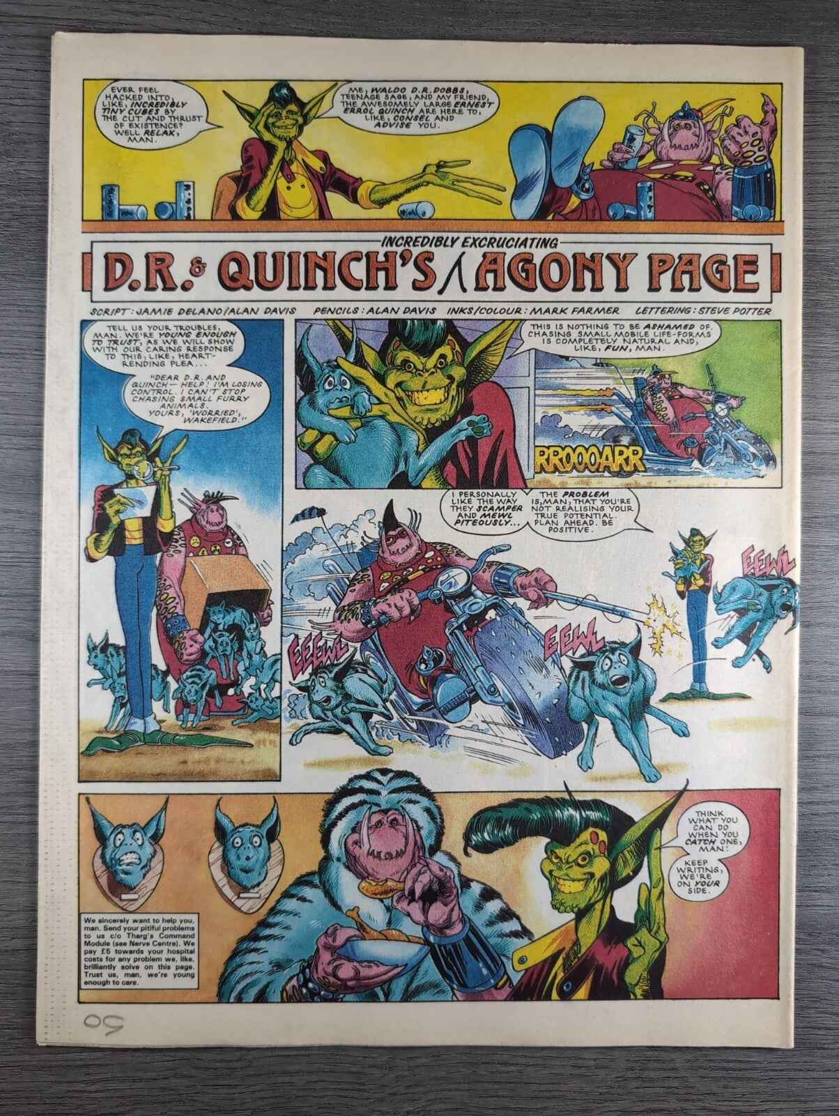 2000AD Prog 525 Featuring Judge Dread Comic 6th June 1987 Vintage Retro Comic