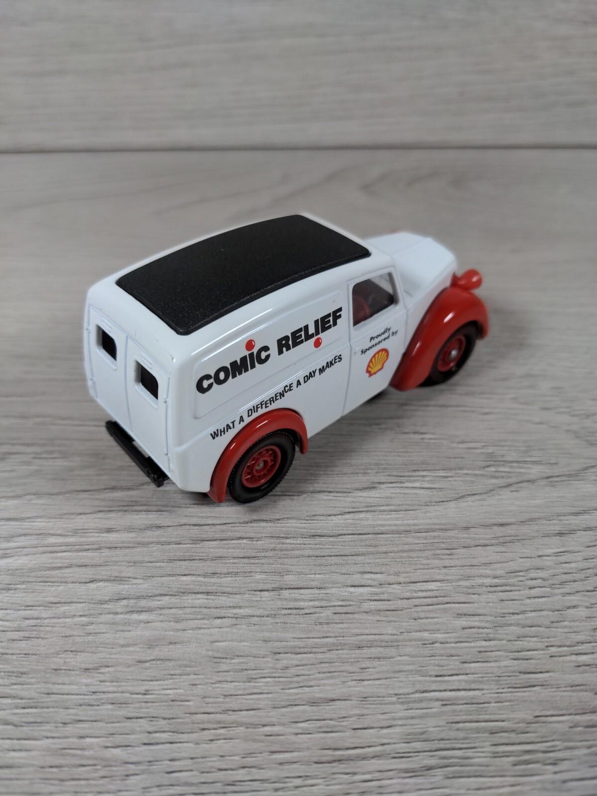Lledo Comic Relief Van In A Can Vintage Diecast Model Morris Van