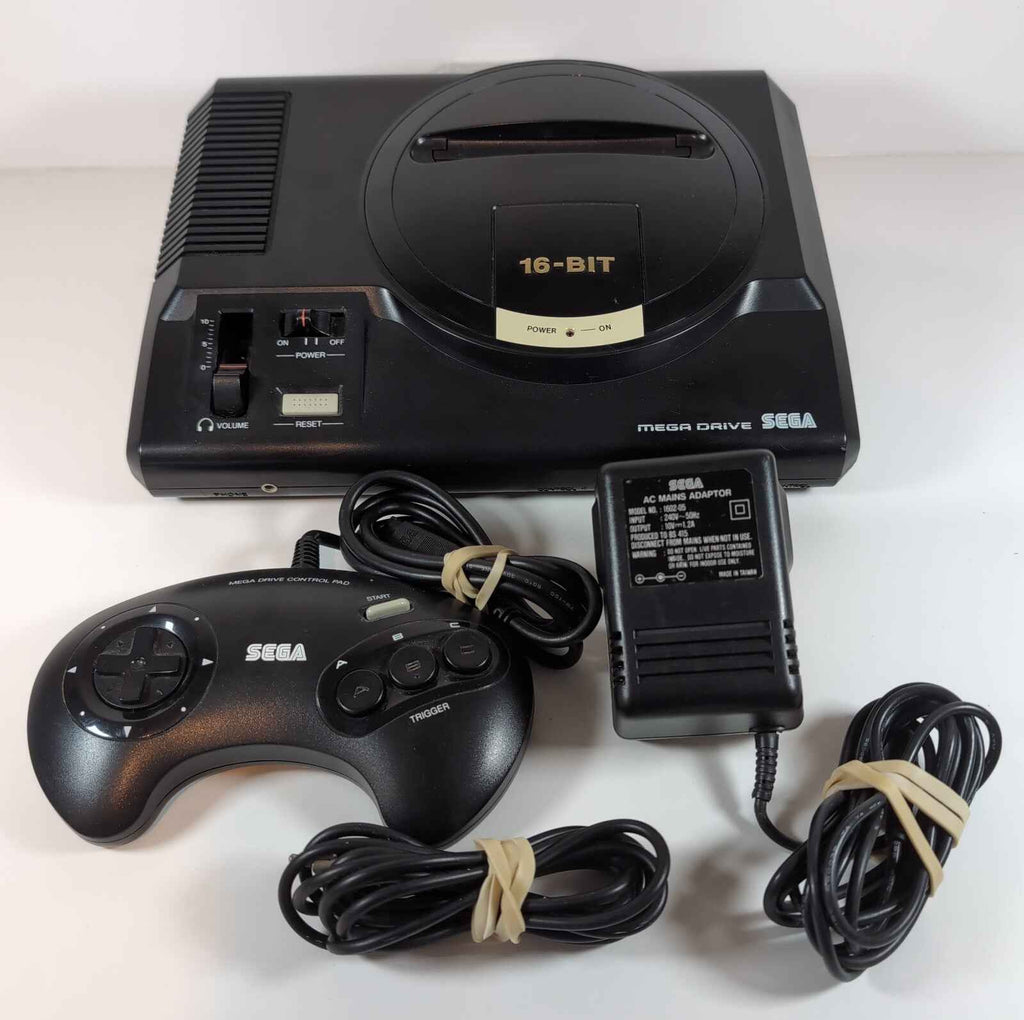 Sega Mega Drive Console 16- BIT UK PAL Region Retro Video Gaming Fully Tested