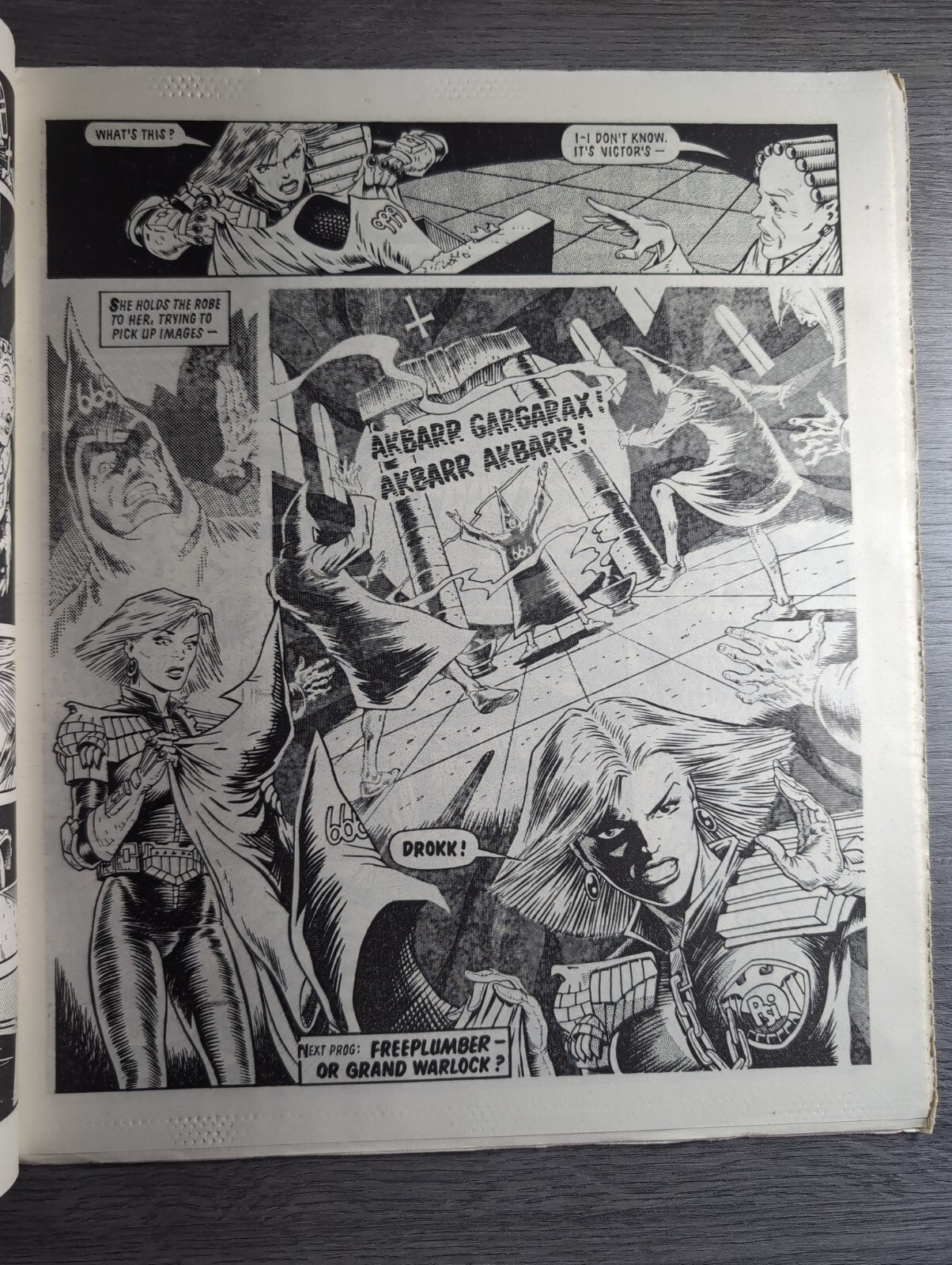2000AD Prog 469 Featuring Judge Dread Comic 10th May 1986 Vintage Retro Comic