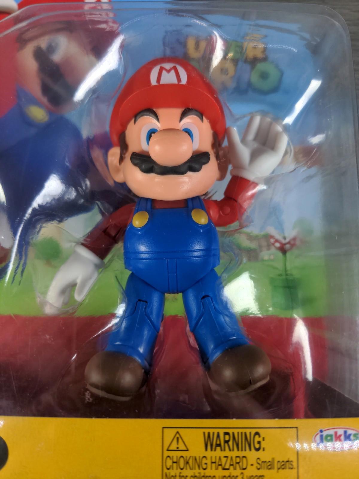 Super Mario With Super Mushroom Action Figure Jakks Pacific Factory Sealed Pack