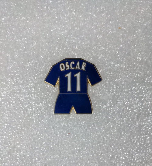 Chelsea Football Club Oscar No11 Shirt Enamel Pin Badge - Retrorama UK