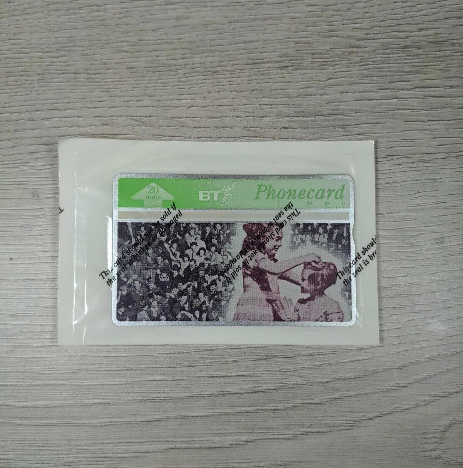 BT Phonecard 20 Units £2 The Time Of Our Lives 50th Anniversary Of VE Day Unused - Retrorama UK