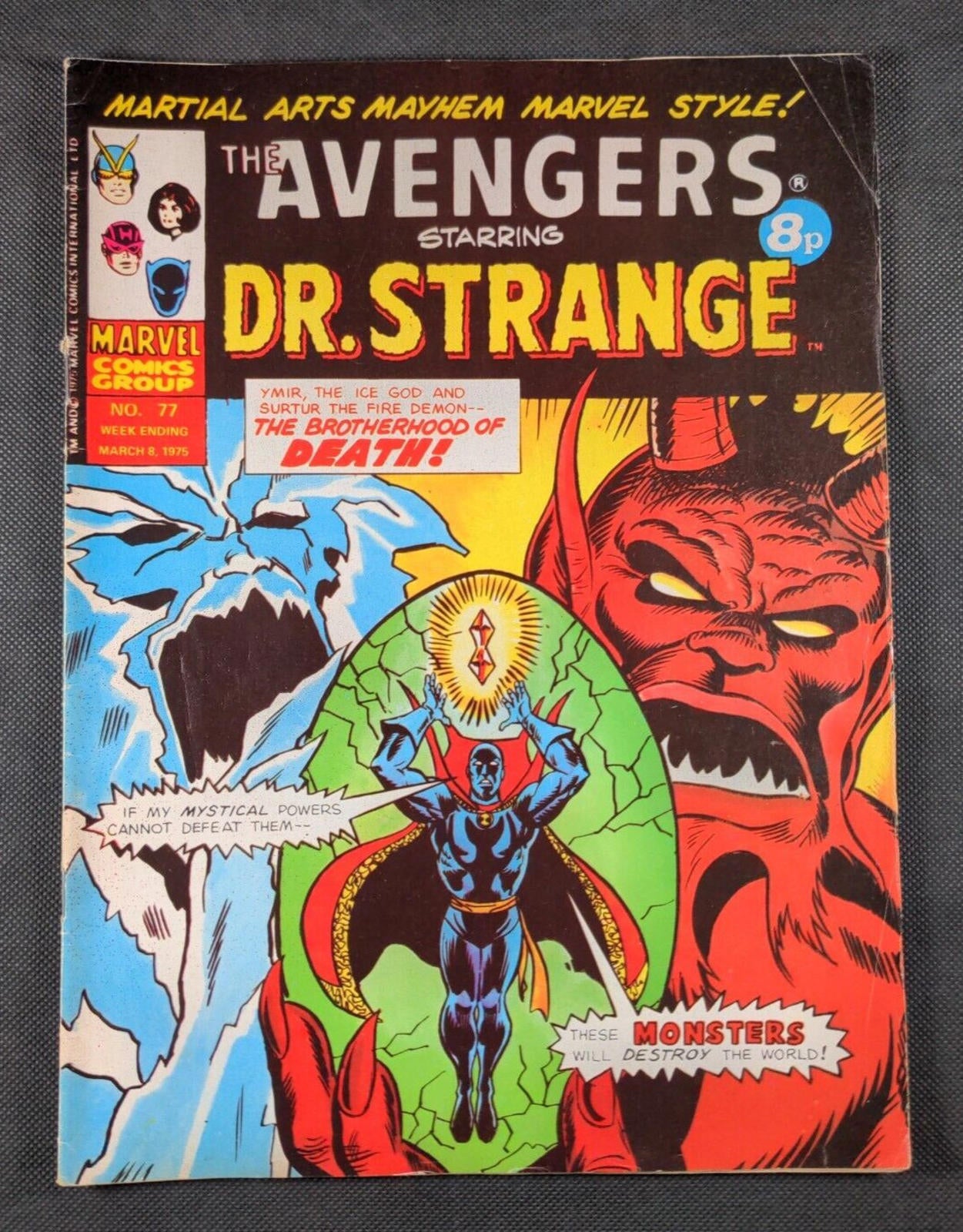 Marvel Comics  - The Avengers - Issue No77 March 1975