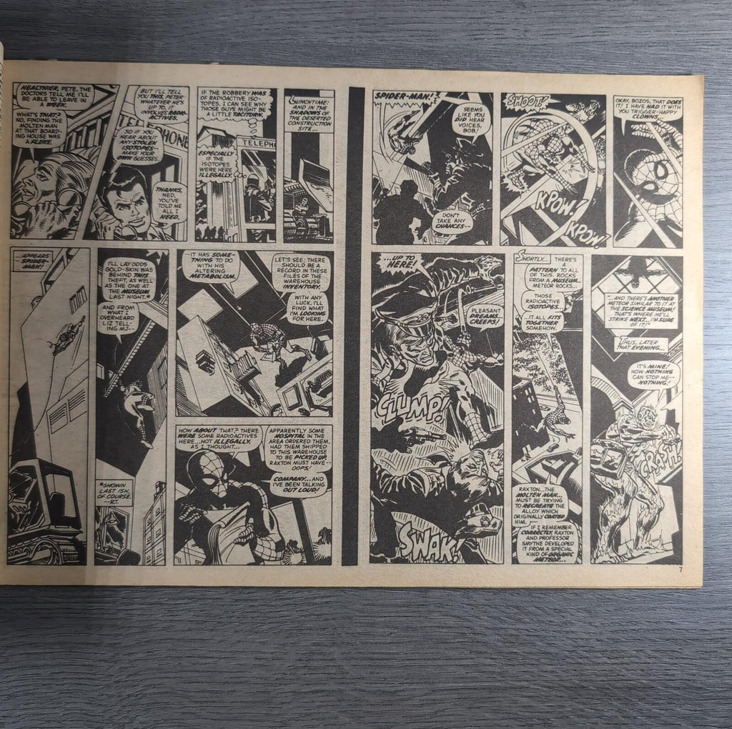 Super Spider-Man With The Super Heroes No. 182 Marvel Comics 4th August 1976