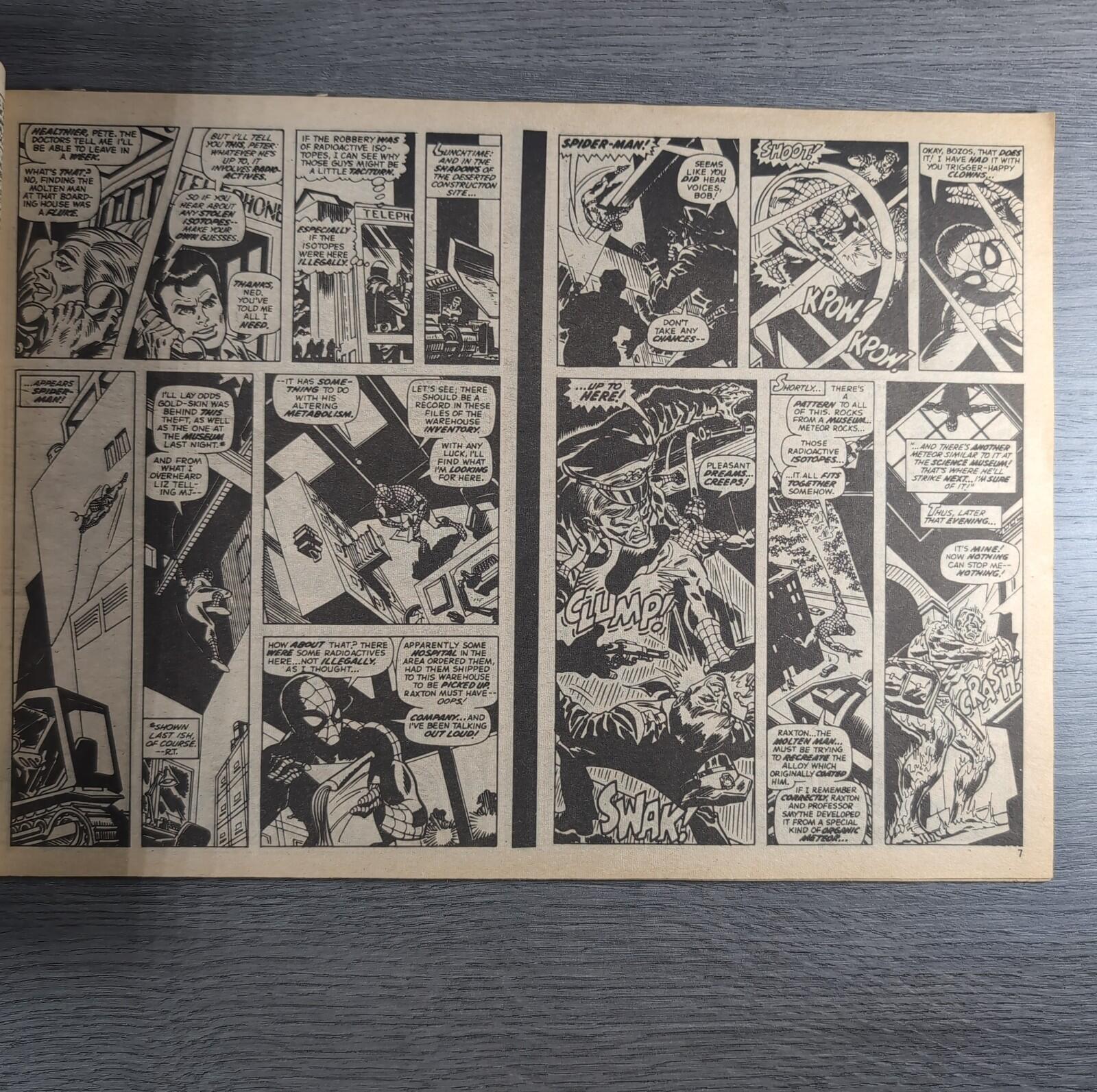 Super Spider-Man With The Super Heroes No. 182 Marvel Comics 4th August 1976